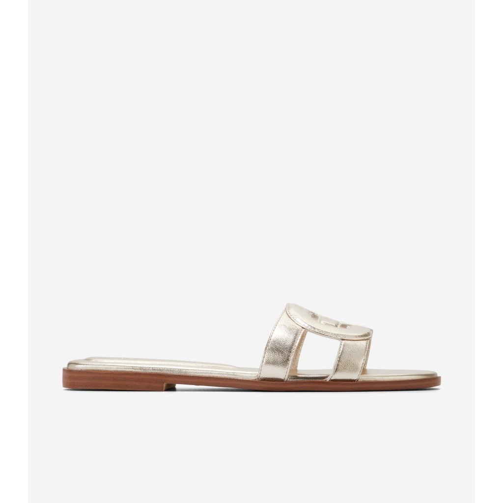 Cole Haan Women Chrisee Sandal - Sepatu Wanita (Gold)