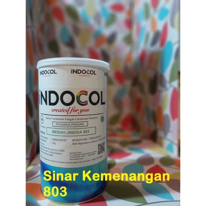 

[DIAJENG SHOP] Pewarna Makanan Indocol Orange Red 803 - Merah Jingga; 1 kg SALE