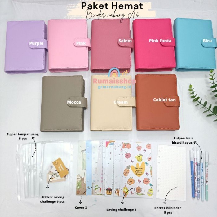 

Binder Keuangan A6 Paket Binder Nabung Hemat Binder Sinking Fund