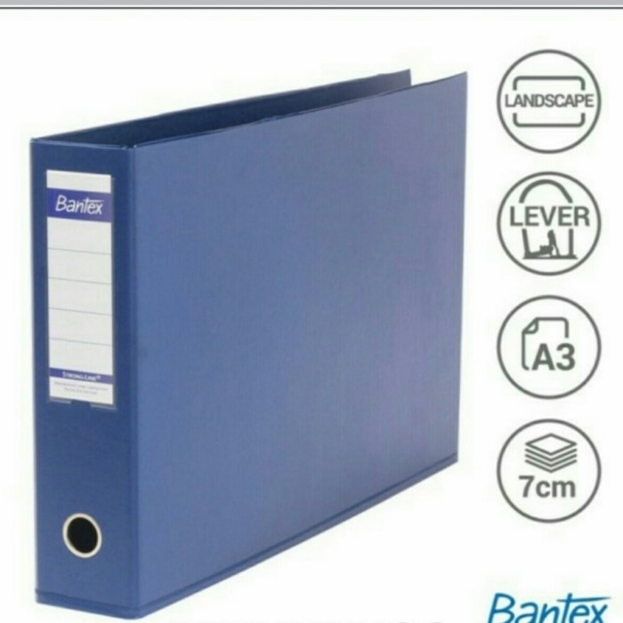 

Ordner Plastik A3 Landscape - 7 Cm Merk Bantex 1468