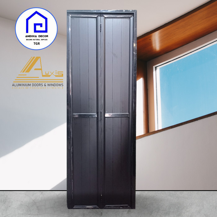 PINTU LIPAT KAMAR MANDI ALUMINIUM ALUXIS TYPE FULL PANEL UK. 70X200 CM