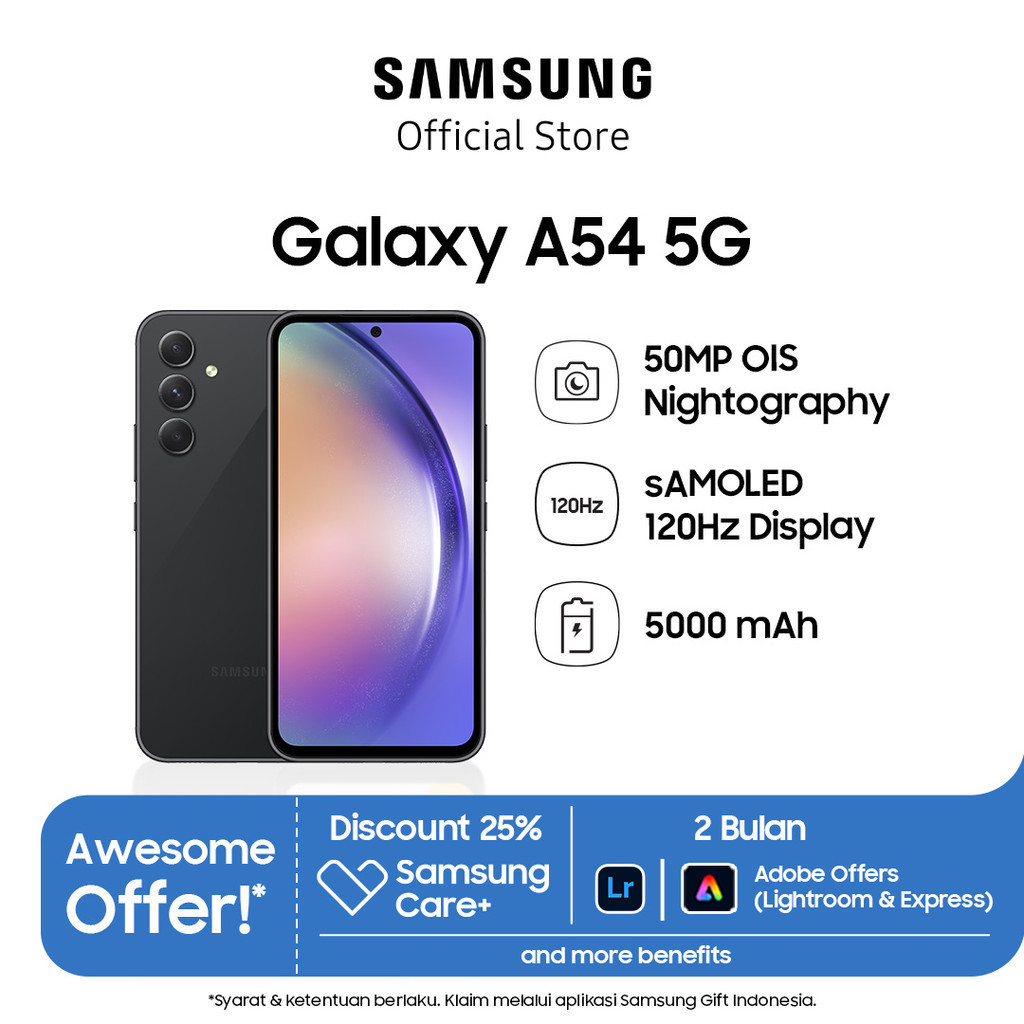 Samsung Galaxy A54 5G 8/128GB - Awesome Graphite