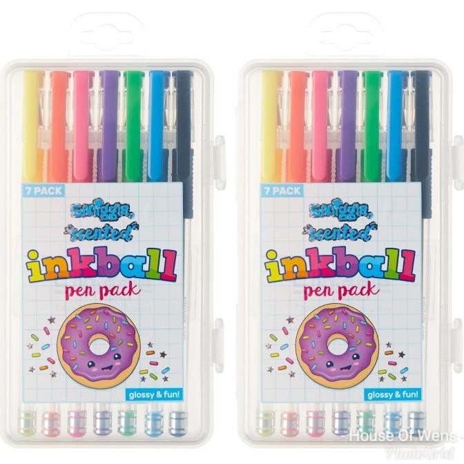 

New Smiggle Inall Scented Pen Pack X7 - Pulpen Warna Wangi Smiggle Stok Terbatas