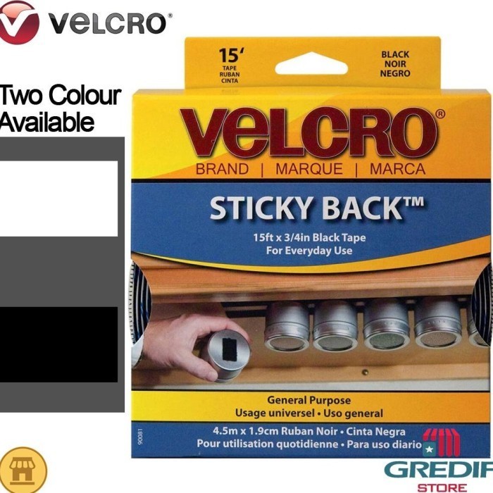 

Terbaru Velcro Sticky Back Tape 1.9Cm X 4.5 Mtr 15Ft Perekat Serbaguna Double Promo Terlaris