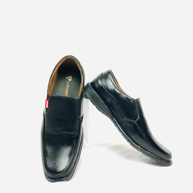 sepatu slop promo tebal non formal kulit termurah 2024 bisa cod sepatu slop cowok empuk berkualitas 