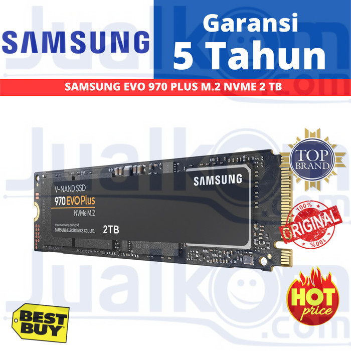 SAMSUNG SSD 970 EVO PLUS SSD M.2 NVME PCIE 2TB 2 TB SATA ORIGINAL BEST QUALITY