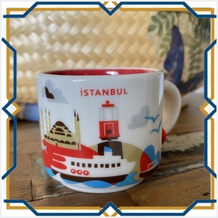 [MTP2] STARBUCKS CUP ESPRESSO YOU ARE HERE YAH ORNAMENT ISTANBUL