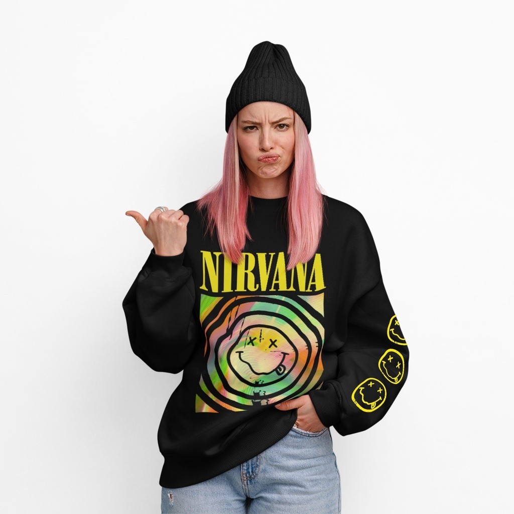 CREWNECK NIRVANA OVERSIZE / SWEATER BAND / JAKET BAND