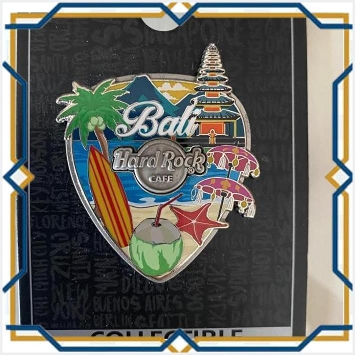 [MTP2] PIN HARD ROCK CAFE BALI PICK 3D ORIGINAL