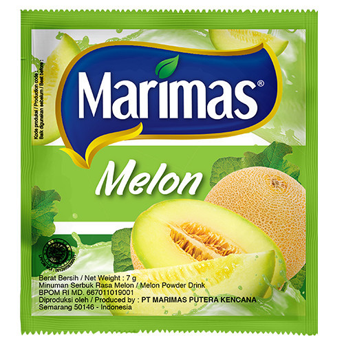 

MARIMAS Melon Minuman Serbuk Rasa Melon 7gr 1 PCS / F092