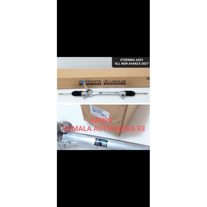 RACK STEER STERRING ASSY TOYOTA AVANZA VELOZ AVANZA ALL NEW ORIGINAL