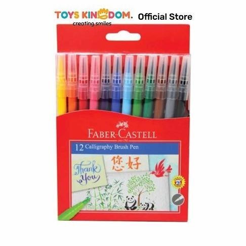 

Toys Kingdom Faber Castell Set 12 Pcs Brush Pen Kaligrafi 551512L