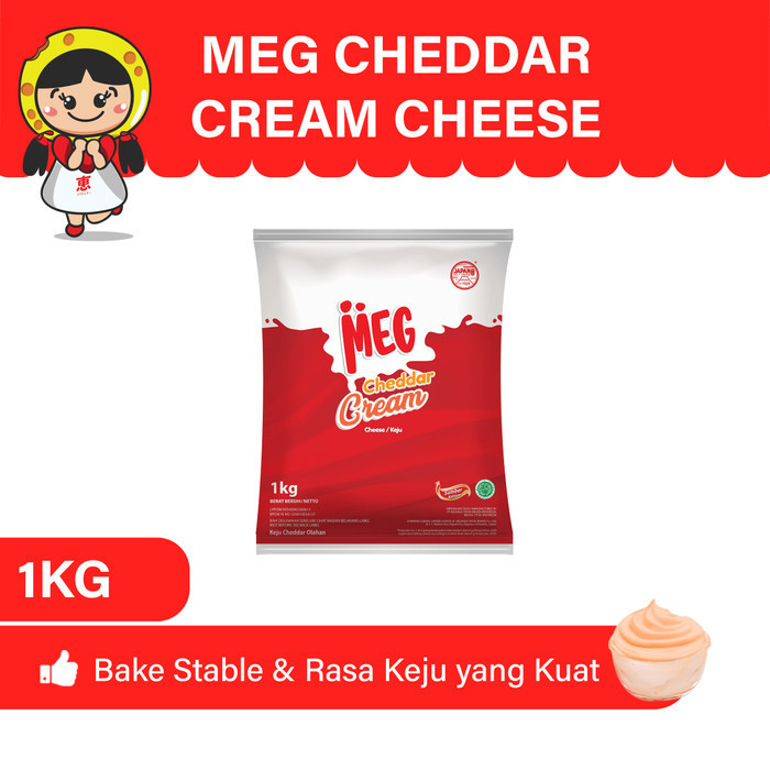 

MEG CHEDDAR CREAM KEJU 1 KG