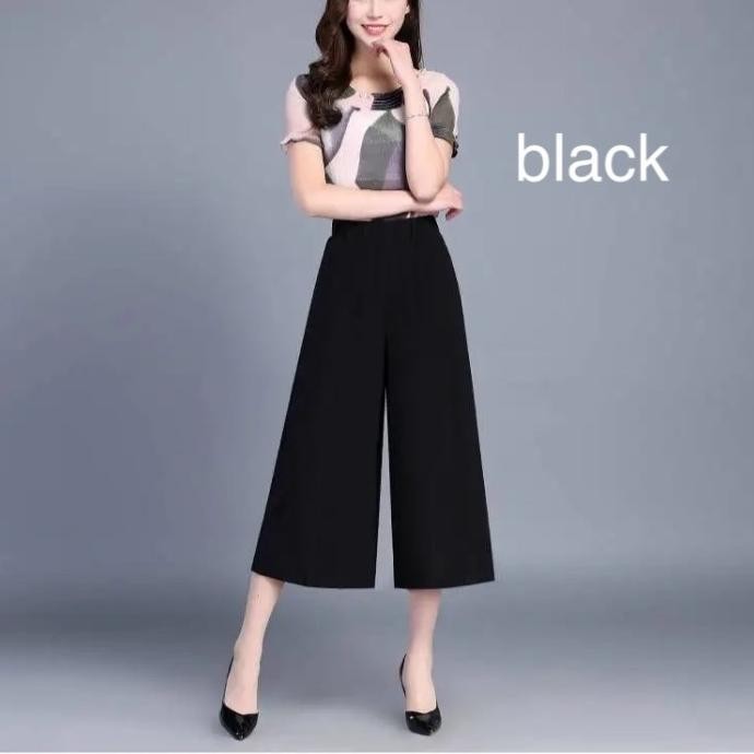 Midi Kulot Pants / Celana Midi Kulot