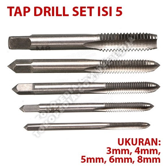 Tap Drill Bits / Mata Bor Pembuat Ulir Baut