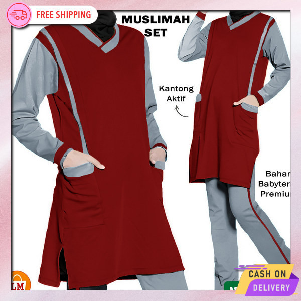 Bahan Premium Setelan Aerobik Oneset Bj Olga Bju Senam Set Sport Bsju Celana Set Stelan Training Sat