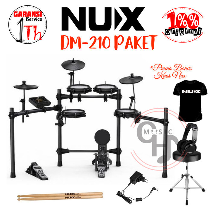 Nux DM210 dm-210 Dm 210 Digital Drum Elektrik