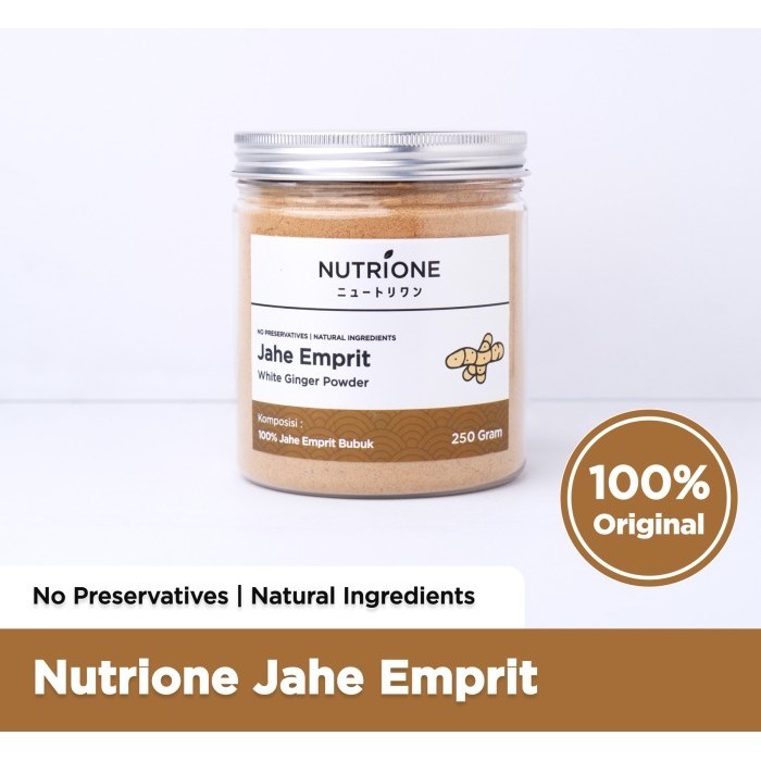 

Jahe Emprit Bubuk / WhiteGinger Powder Nutrione