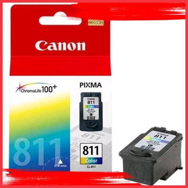 (BK PROT) GENUINE CATRIDGE CANON CL-811 ORIGINAL COLOR 811 WARNA PIXMA IP2770 2700 MP258 MP287 MP237
