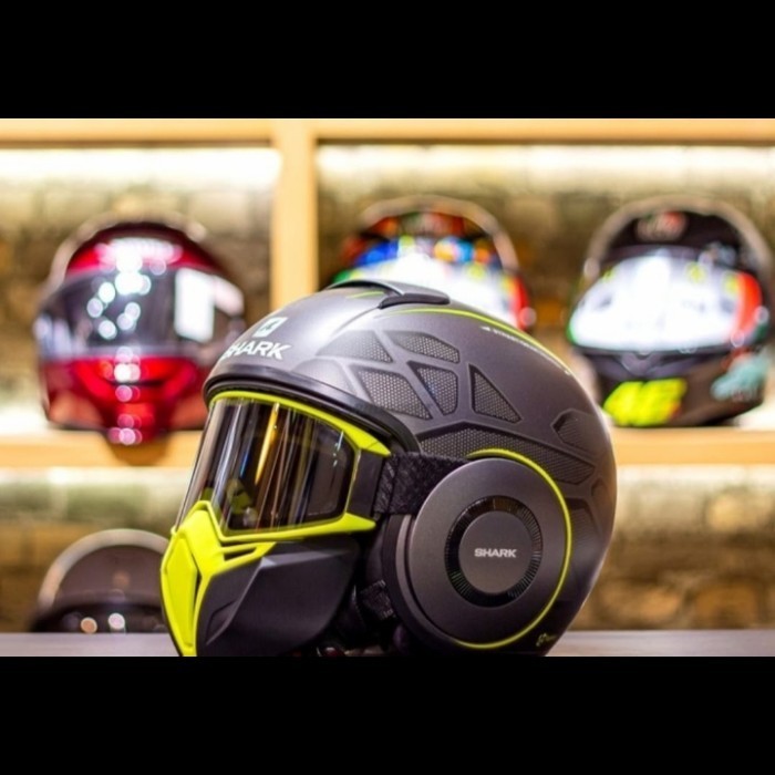HELM SHARK RAW BLACK YELLOW ORIGINAL