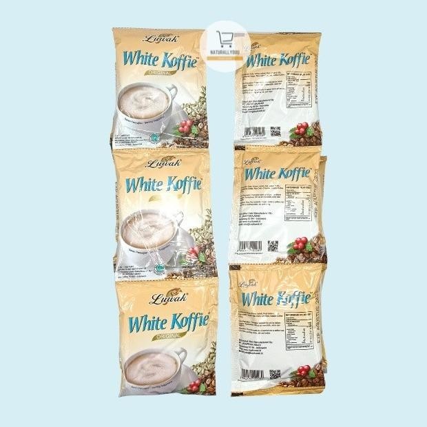 

Kopi Luwak White Koffie /White Coffee 20gr /10 Sachet/1 renteng isi 10
