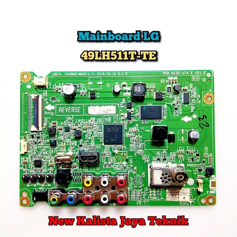 MAINBOARD TV LG 49LH511 ORIGINAL EAX66874808 MB LG 49LH511T MOTHERBOARD TV 49LH511T-TE MB 49LH511 ME