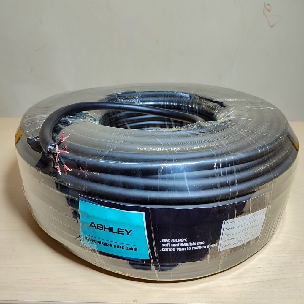 KABEL SNAKE ASHLEY USA-404SN isi 4 [ECER METERAN] Tembaga Murni