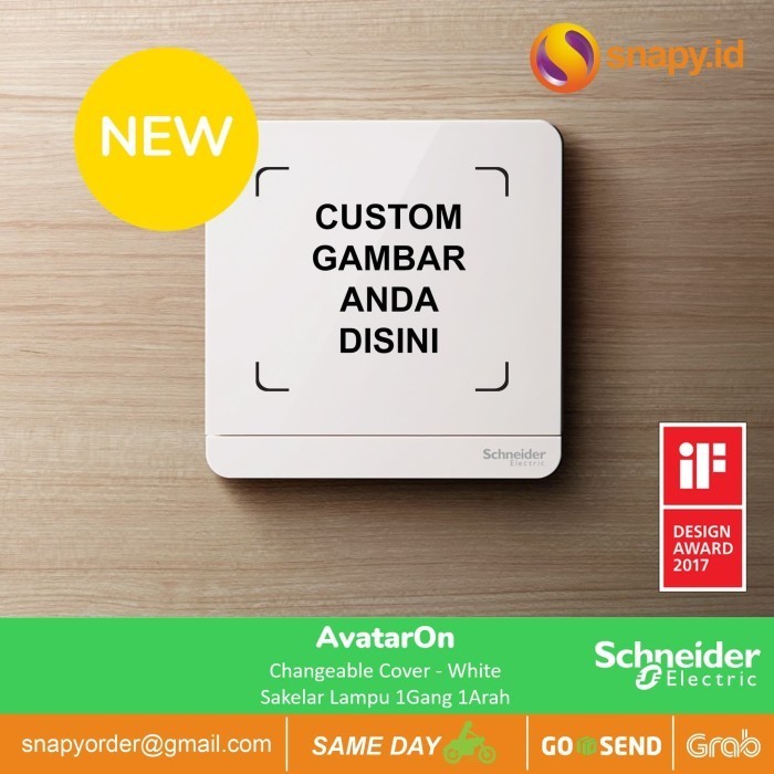 Populer CUSTOM CETAK SAKLAR SCHNEIDER AvatarOn