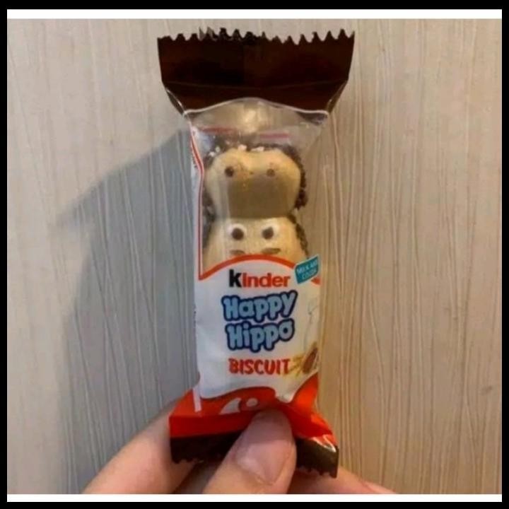 

Kinder Happy Hippo Biscuit Cocoa / Hazelnut Satuan