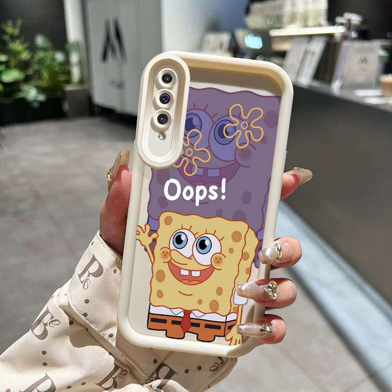 Casing Hp Samsung Galaxy A50 A50s A30s Case pelindung jatuh HP silikon lunak Casing gaya ganda Pasan