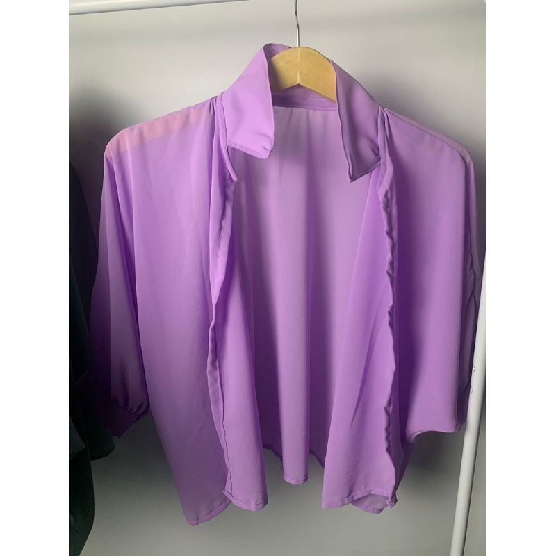 Promo Mega Sale 5.5 // CARDIGAN YOLLA BATWING BASIC OUTER CERUTY ATASAN WANITA