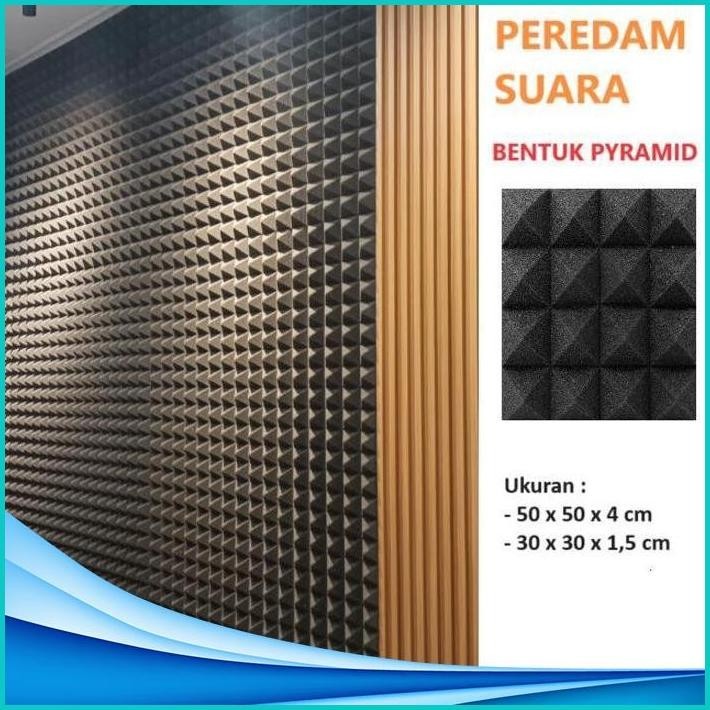 (HST) BUSA PEREDAM KEDAP SUARA RUANGAN DINDING MODEL PYRAMID SEGITIGA