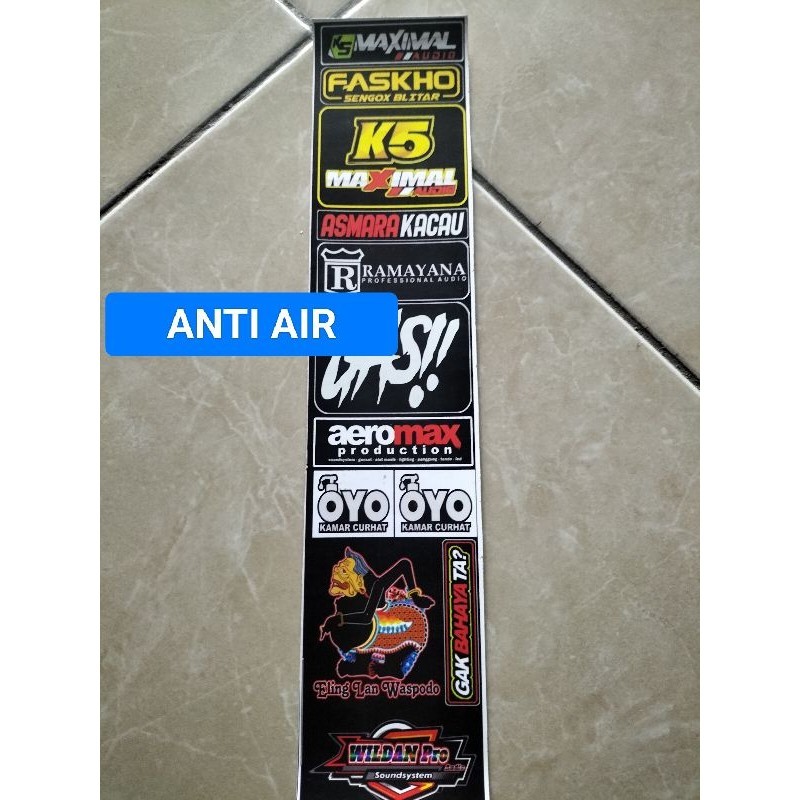 

STIKER SOUND | STIKER SOUND SYSTEM | STIKER AUDIO | STIKER ANTI AIR | STIKER VYNIL