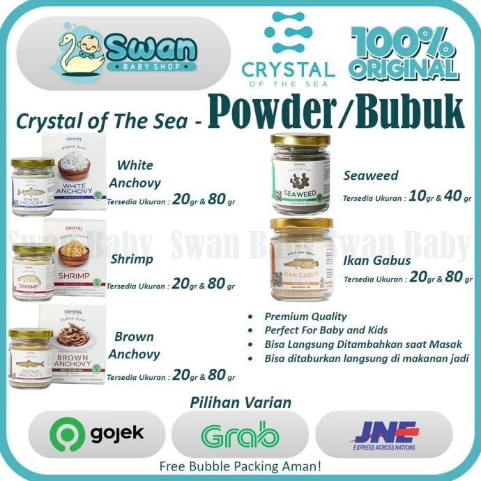 

Trend Crystal Of The Sea Powder / Bubuk Mpasi Stok Terbatas