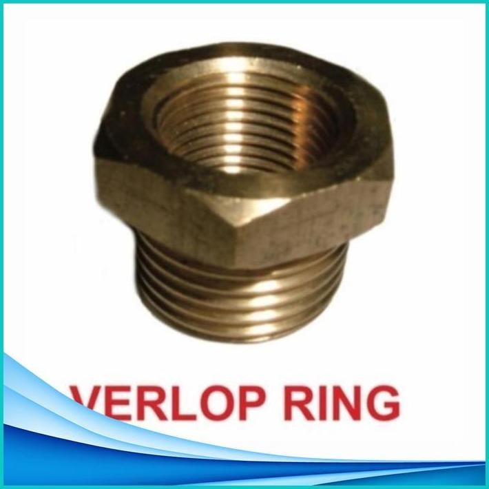(HST) VERLOP RING 3/4 X 1 ATAU 1/2 X 3/4 KUNINGAN