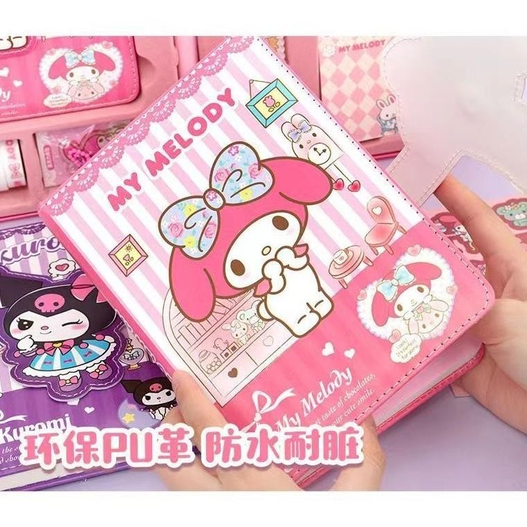 

{NEW} Sanrio 9 in 1 kotak hadiah alat tulis / sticker diary book set / kuromi melody Buku Jurnal Alat tulis set Pergi ke sekolah Hadiah TERLARIS