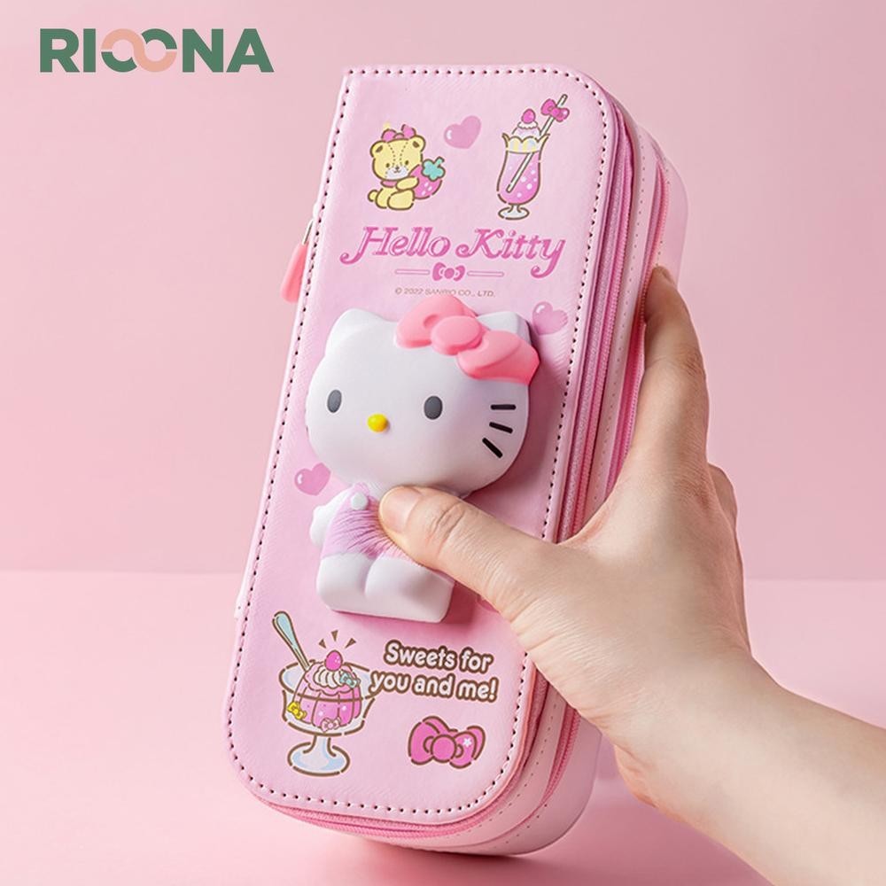 

{NEW} Tempat Pensil Squishy Sanrio Dua Susun Pen Holder Squishy Double Decker TERLARIS