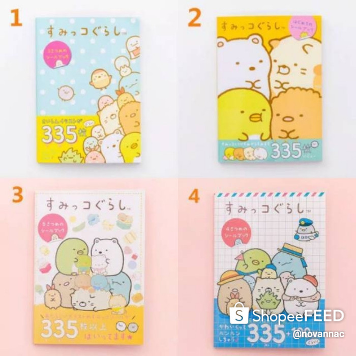 

Sanrio Sticker 335 Sticker Book Sumikko Gurashi