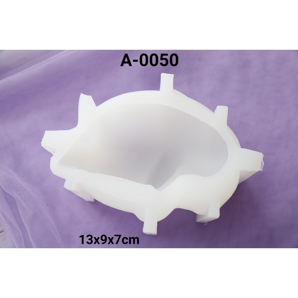 A-0050 Cetakan silikon coklat cream entremet cake mold anjing laut (Cetakan silikon)