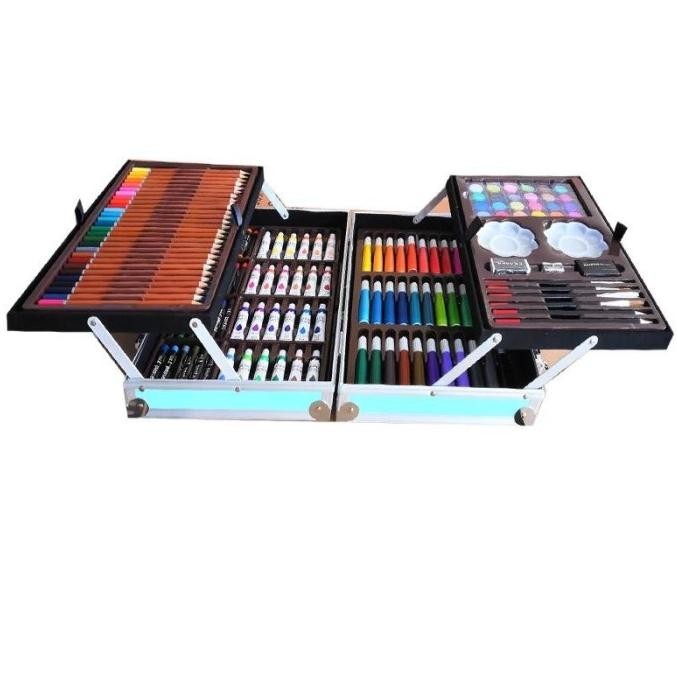

Crayon Art Set/Krayon Anak/Alat Menggambar/Alat Mewarnai/Koper Besi