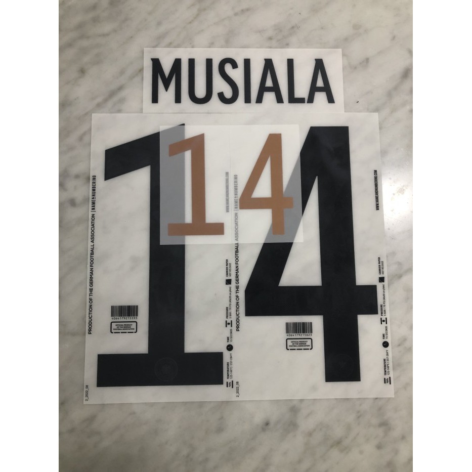 Nameset Original Musiala Jerman Home WC 2022