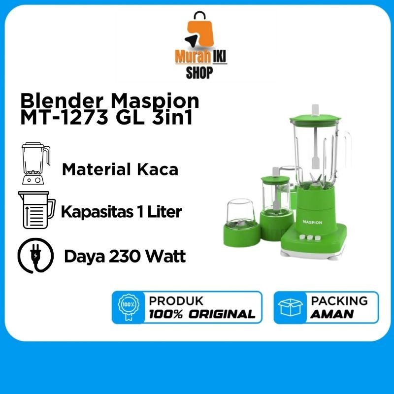 Blender Maspion 1273 GL 3in1, Blender Maspion 1273 PL 3in1