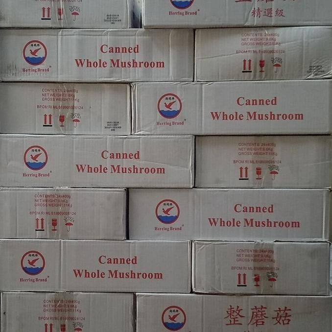 

Canned Whole Mushroom/Jamur Kaleng/Jamur Merang 400G @ 1Ctn