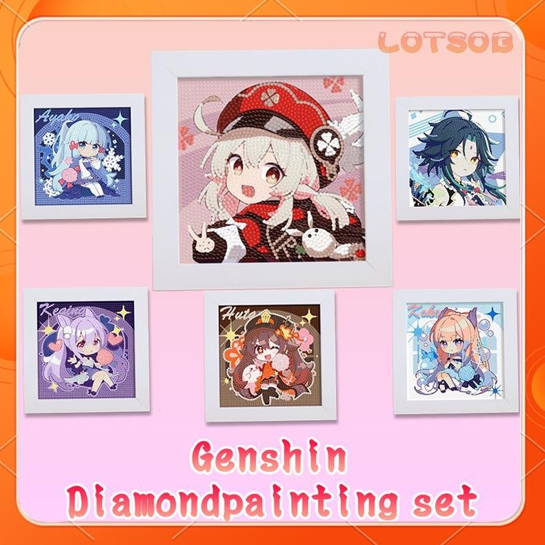 

Genshin Diamondpainting Set Lengkap Sanrio Edition + Bingkai Foto Mainan Anak Diy Diamond Painting Princess Cartoon Kerajinan Lukis Berlian 5D/Diy Gambar Untuk Anak - Anak Hadiah Ulang Tahun Anak Bingkai 18Cm X 18Cm Edukasi Kreatif