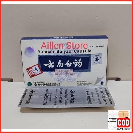 Baru {Cod} Yunan Baiyao Capsule Original Bpom Pt. Ssa - Obat Menghentikan Pendarahan, Wasir, Luka Da
