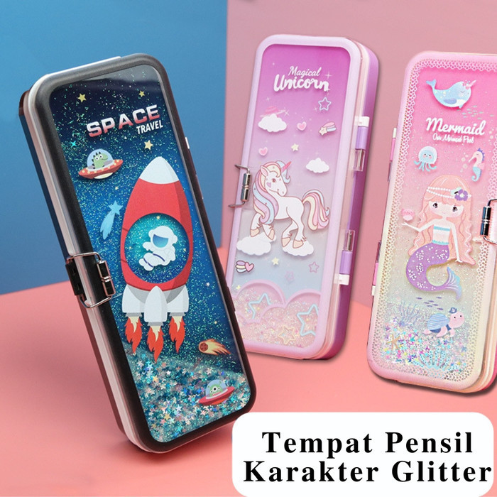 

TERLARIS Tempat Kotak Tepak Pensil Karakter Anak Laki Laki Perempuan PC0008
