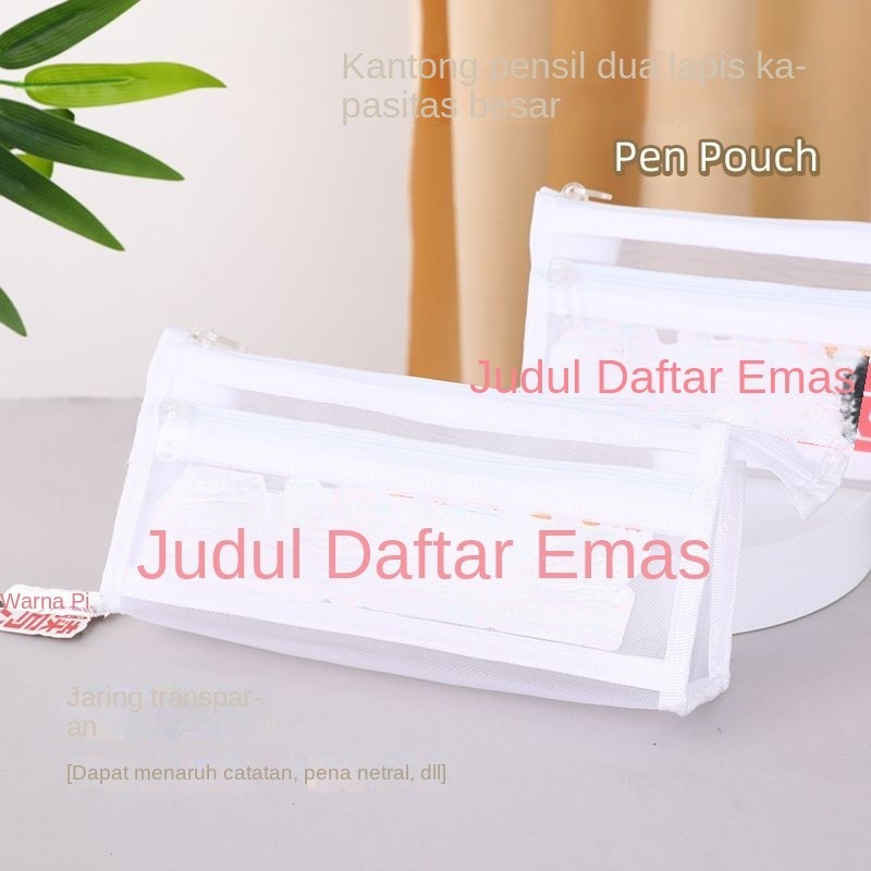 

Kotak Pensil Kisi Transparan Sederhana Ujian Masuk Kuliah Mahasiswa