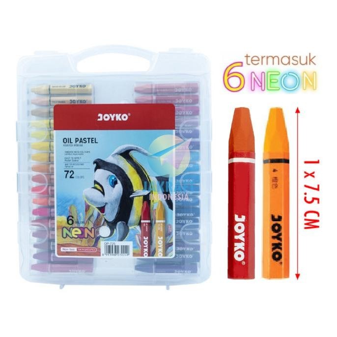 

Krayon Besar 72 Warna JOYKO OP-72S Oil Pastel Crayon Aman Berkualitas