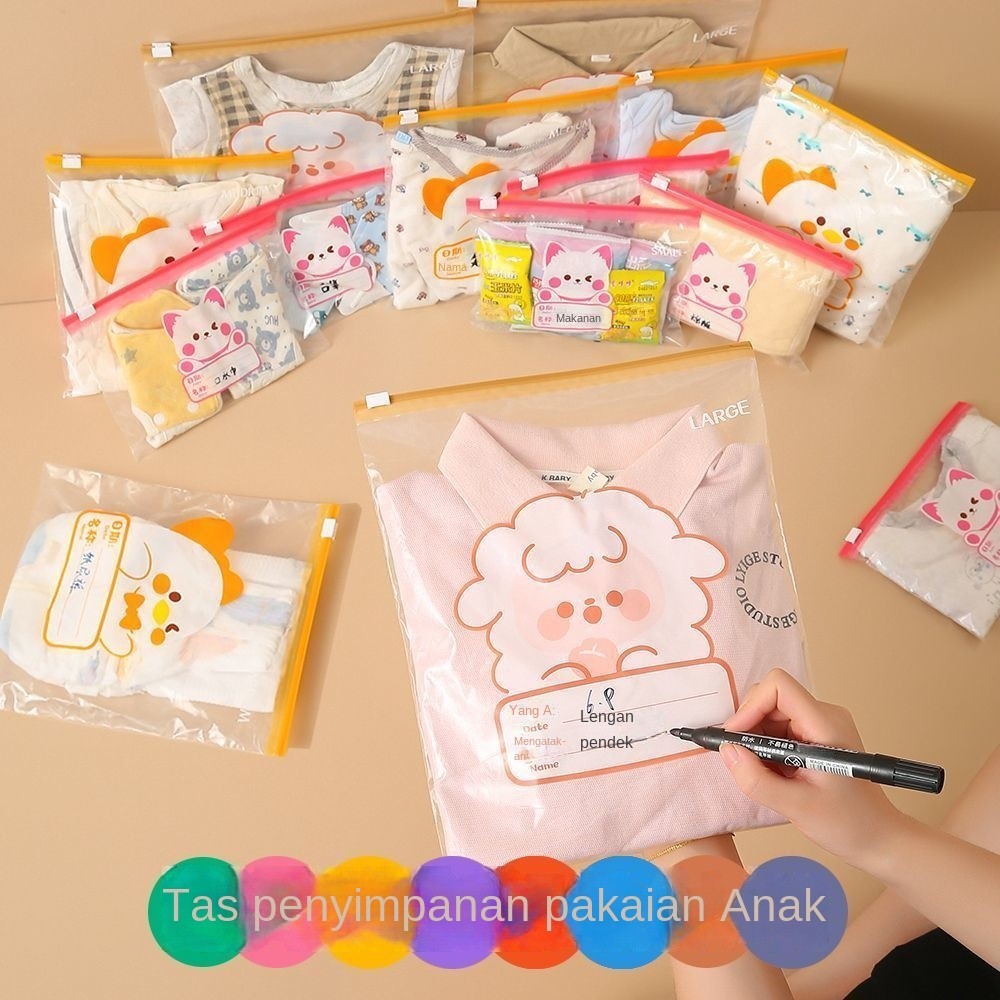 

Paket Perlengkapan Anak Tas Penyimpanan Pakaian Buku Anak