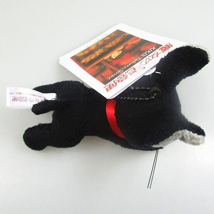 TERLARIS Gantungan Kunci Jiji Kiki Delivery's Service Ghibli Keychain Black Cat rt-69